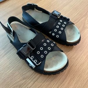 A.P.C. X SACAI JULES SANDAL, SIZE 40